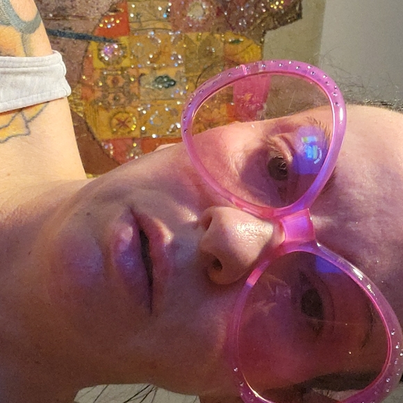 Pink Barbiecore Sunglasses Oversized - Picture 6 of 6